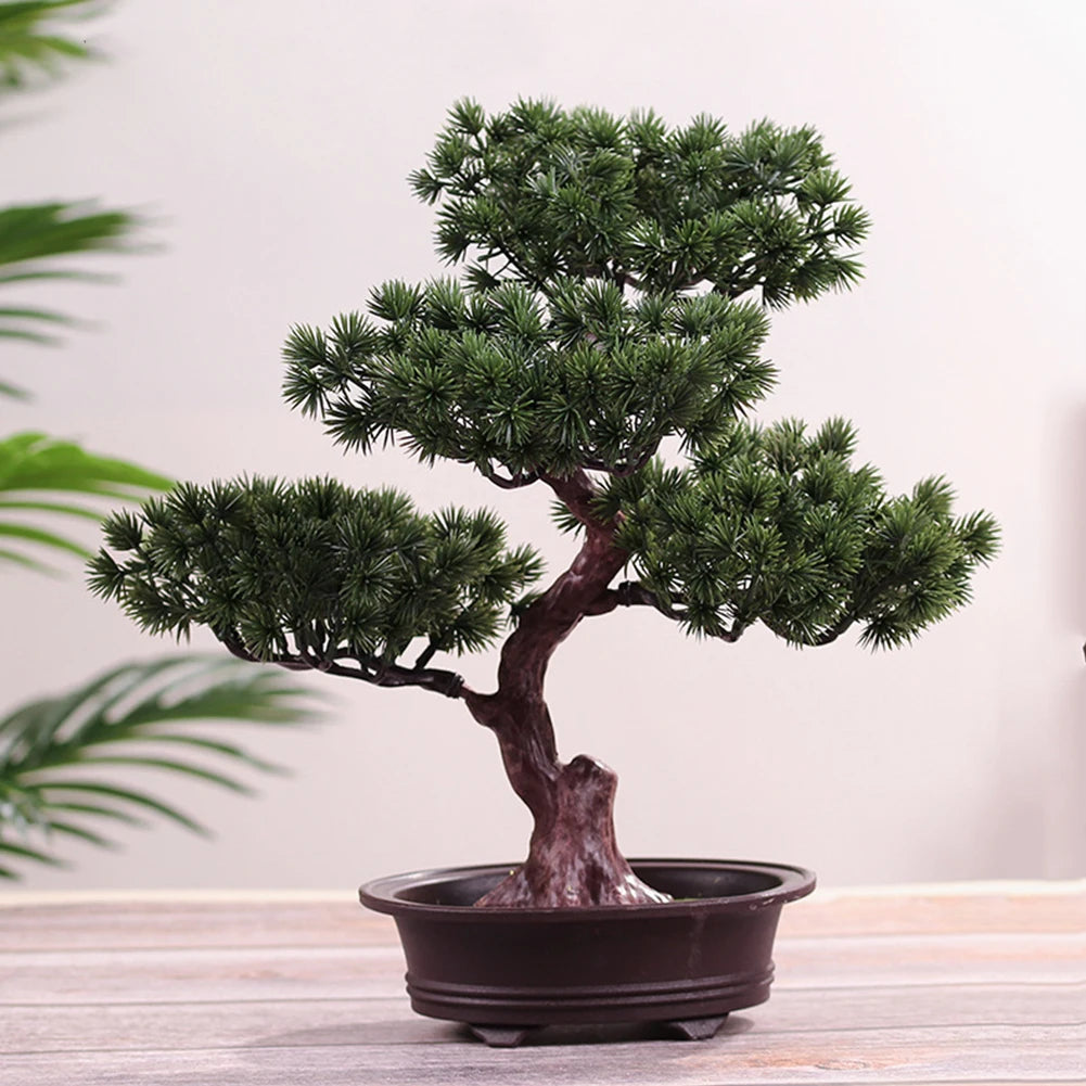 Festival Potted Plant Simulation Decorative Bonsai Home Office Pine Tree Gift DIY Ornament Lifelike Accessory Artificial Bonsai