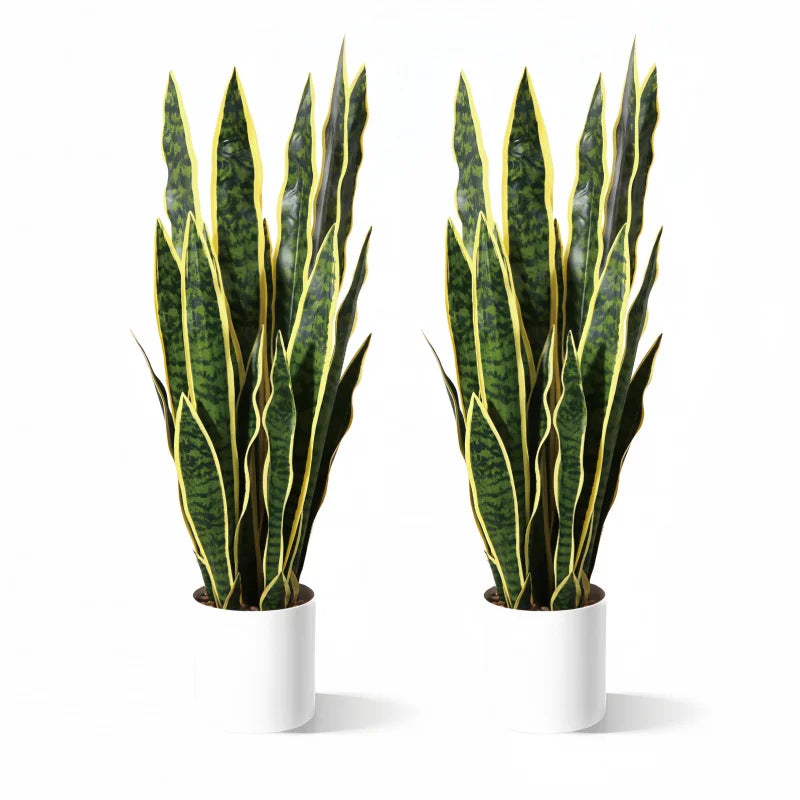 2 Pieces Of Artificial Plants (Approximately 65 Centimeters), Fake Sandwich Trees, Perfect For Simulating Plant Pots Suitable
