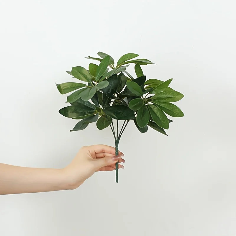 Artificial Plant | Fake Leaves with Stem, Ideal for Living Room, Hotel, Window, Office Decoration, Home and Room Decor