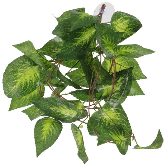 Lifelike Artificial Reptile Plants Durable Fake Plant Decor For Terrarium Turtle Fish Tank Aquarium Landscape Ornament Safe