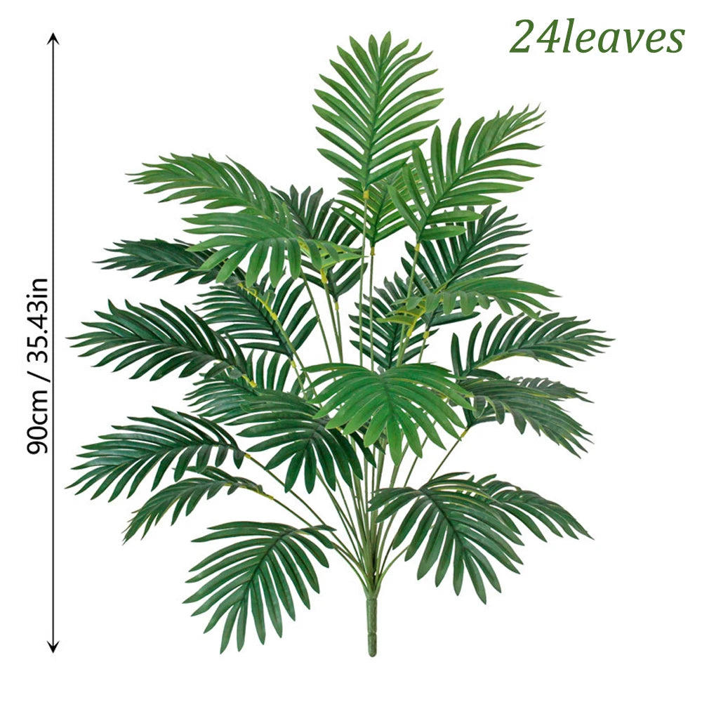Large Artificial Palm Tree Faux Tropical Plants for Home Party Office Wedding Luau Theme Decor Outdoor Garden Patio Decorations