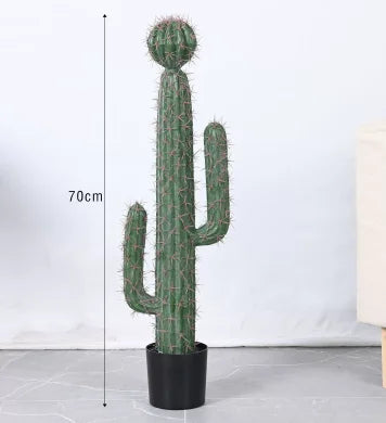 Large Artificial Cactus Plants Ornaments Living Room Houseplants Floor Plant Fake Flowers Realistic Bonsai Modern Decoration