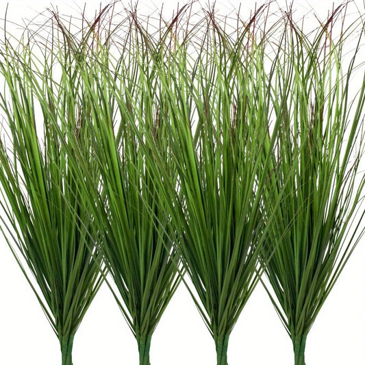 14pcs Artificial Grass Plants, Faux Shrubs Wheat Grass, Artificial Tall Grass Fake Plants for Outdoor Decor, Artificial Greenery