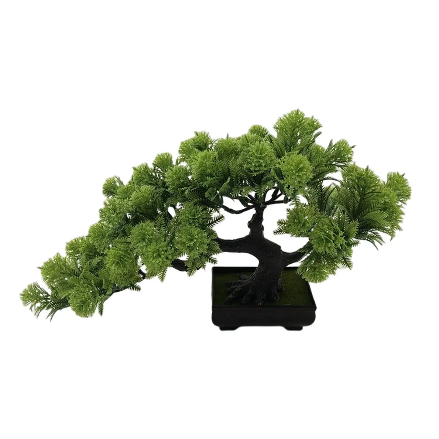 Small Artificial Bonsai Tree for Bedroom Table Living Room Bookshelf Indoor Ornaments