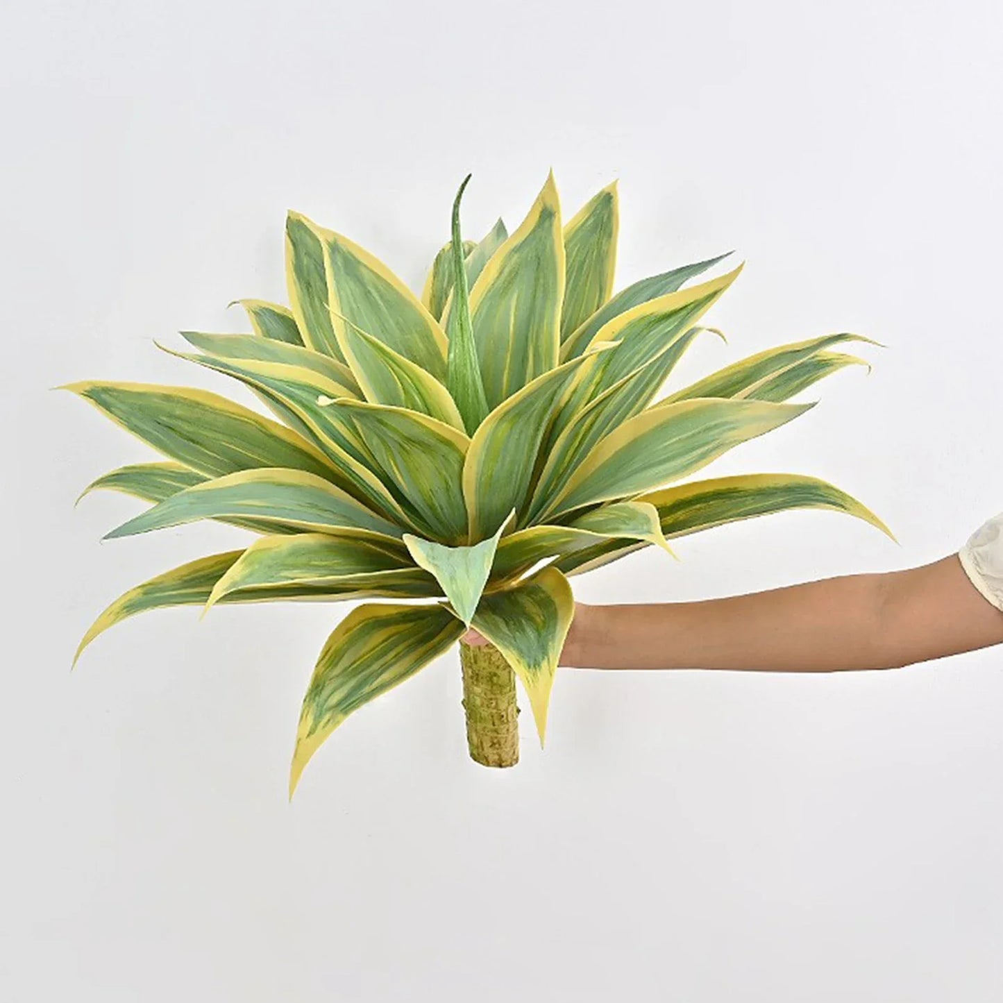 Fake Agave Succulent Plant 28 Inch Big Size Faux Succulents Stems For Indoor Outdoor Artificial Plants Natural Garden Home Decor