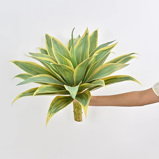 Fake Agave Succulent Plant 28 Inch Big Size Faux Succulents Stems For Indoor Outdoor Artificial Plants Natural Garden Home Decor