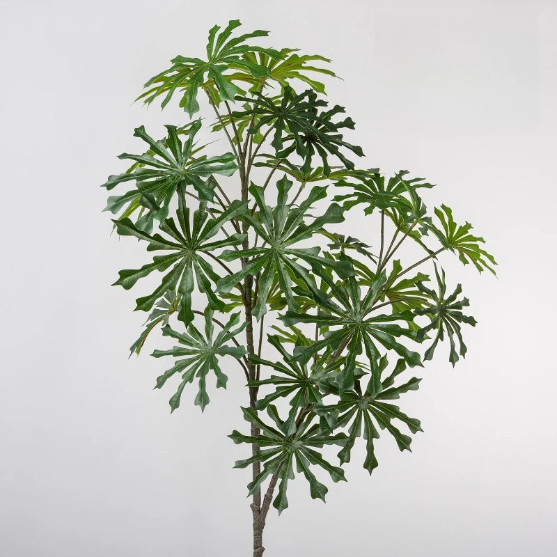 Artificial Plants Plastic Cassava Leaves Branch Living Room Decoration Simulation Green Plant Japanese Andromeda Leaf Floral