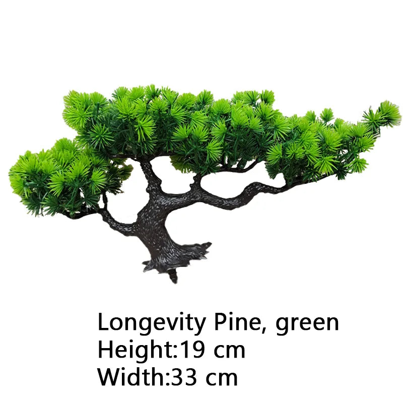 Artificial Bonsai Tree Fake Plants for Home Decor Living Room Bathroom Bookshelf Entryway Table Wall Shelf Modern Farmhouse