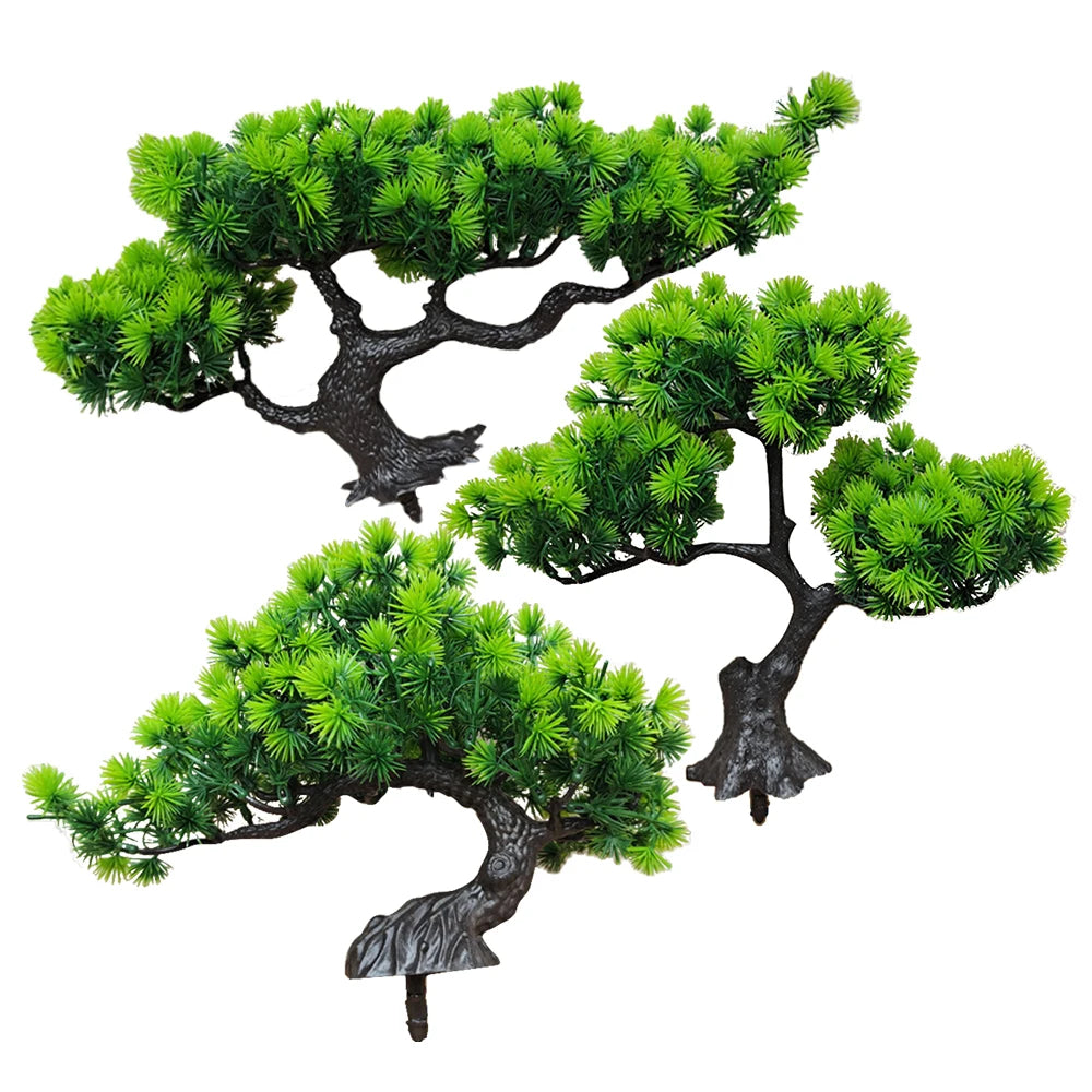 Artificial Bonsai Tree Fake Plants for Home Decor Living Room Bathroom Bookshelf Entryway Table Wall Shelf Modern Farmhouse