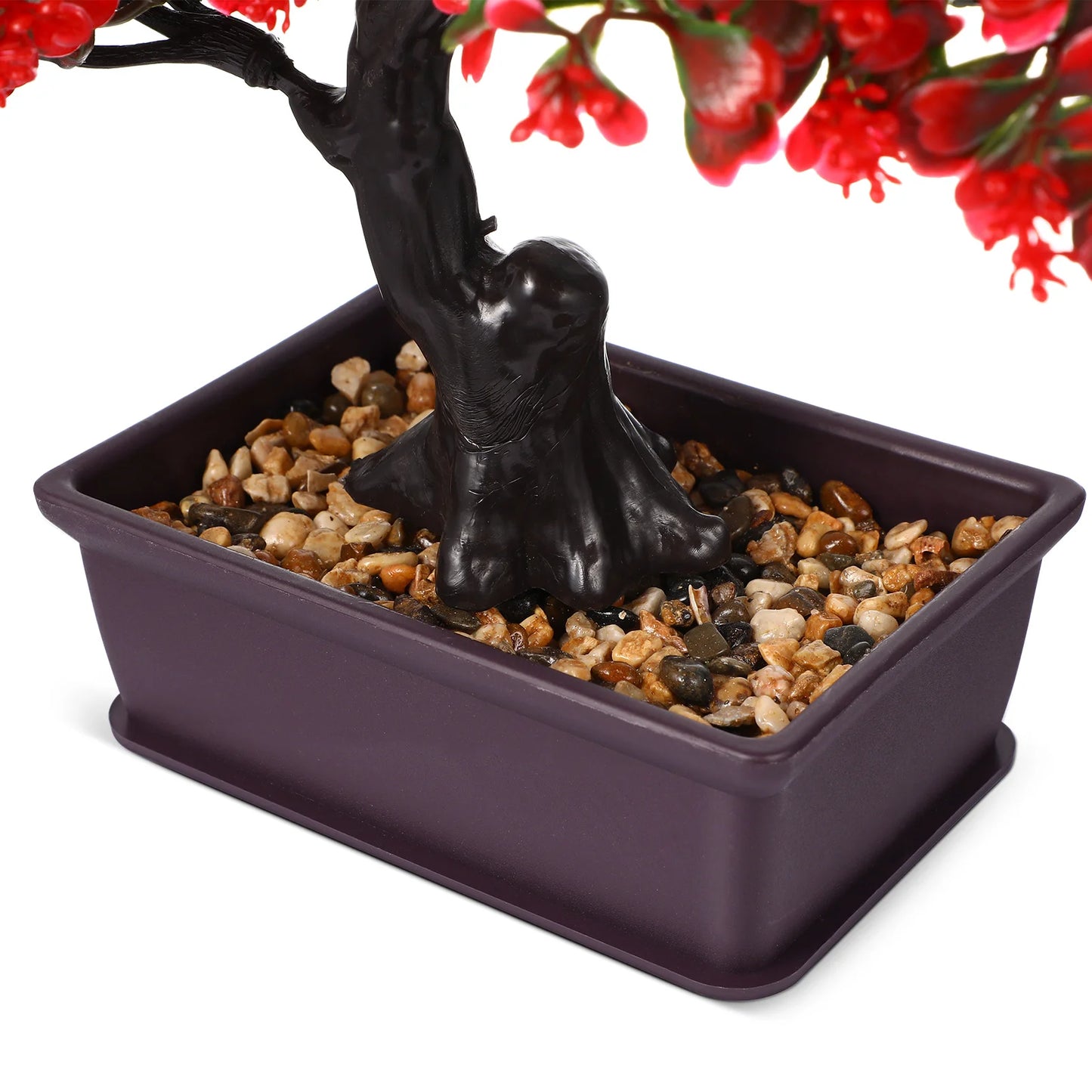Realistic Artificial Bonsai Tree Plastic Potted Plants Desk Office Artificial Plants Bonsai Tree Indoor Decor Fake