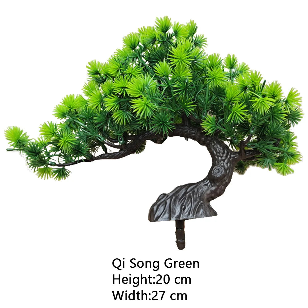 Artificial Bonsai Tree Fake Plants for Home Decor Living Room Bathroom Bookshelf Entryway Table Wall Shelf Modern Farmhouse