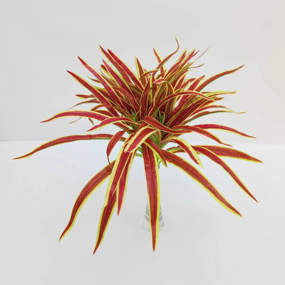 1Pc Artificial Plastic Plants Chlorophytum Grass Living Room Decoration Fake Plants Indoor Potted Table Green Plant Without Pot